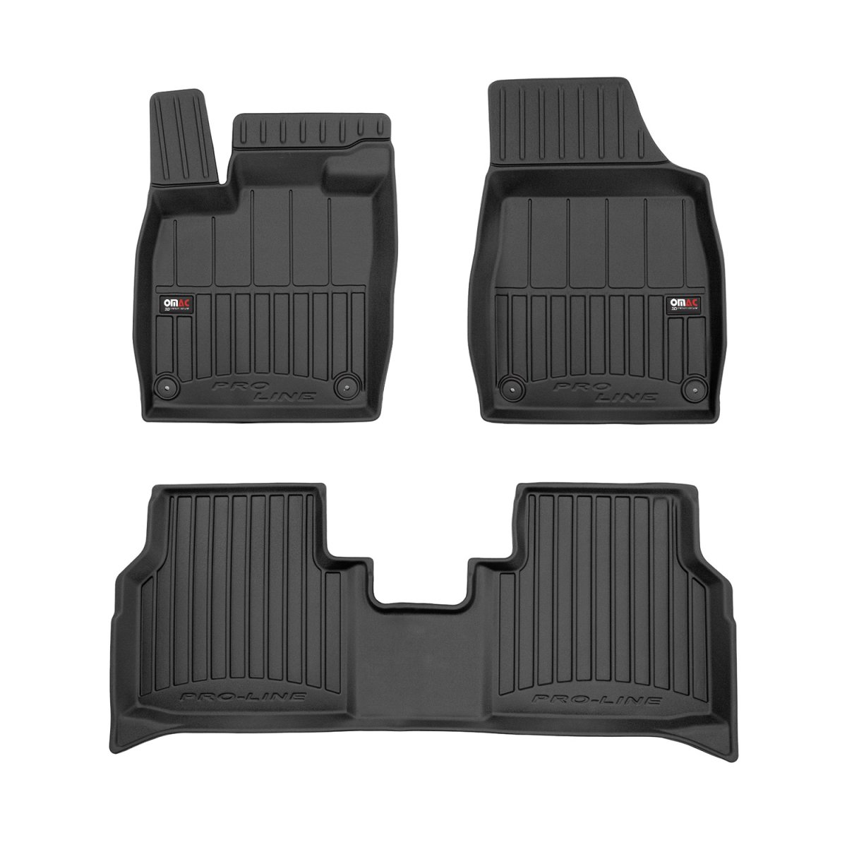 Audi Q4 E-TRON Floor Mat - Omac - Proline Premium TPE 4 Pcs - Black - '22-'24